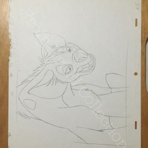 Production made sketch – The Lion King (1994)