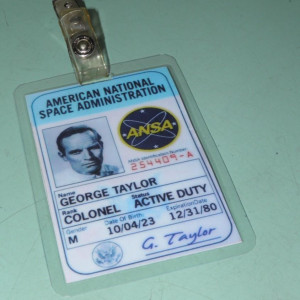George Taylor ANSA ID card – Beneath the Planet of the Apes (1970)