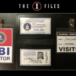 The X-Files Props FBI ID, CIA ID, Visitor Pass – The X-Files (1993)