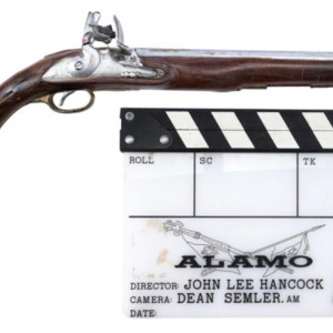 Stunt pistol and clapboard lot – The Alamo (2004)