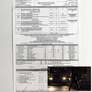 Call Sheet (1x11) – Arrow (2012)