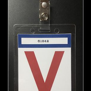 The X-Files Prop Visitor ID Badge Squeeze – The X-Files (1993)
