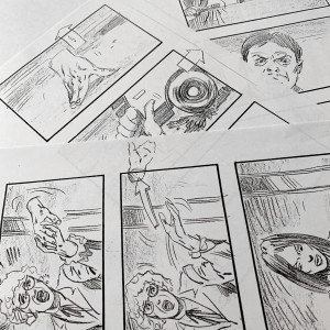 Copies of Storyboards – The Addams Family (1991)