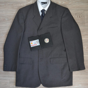French Police Nationale id card, medal and wallet – Spiral (2005)