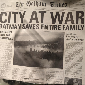 Gotham Times promo newspaper – The Dark Knight (2008)