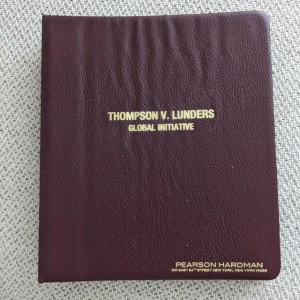 Mike Ross' (Patrick J. Adams) Mock Trial Folder – Suits (2011)