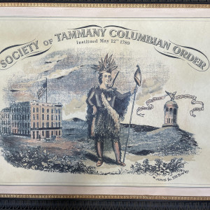 Prop “Tammany Society” framed print “Boss Tweed” – Gangs of New York (2002)