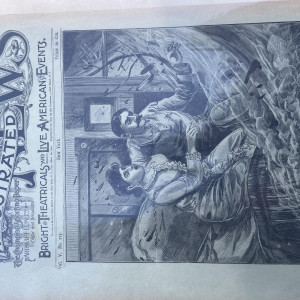Prop New York illustrated News newspaper with “Jack the Ripper”  headline – Gangs of New York (2002)