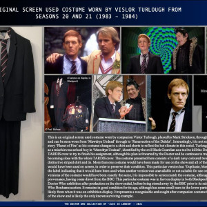 Costume worn by Vislor Turlough from seasons 20 and 21 (1983-1984) – Doctor Who (1963)