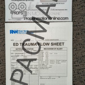 Hospital paperwork – Candyman (2021)