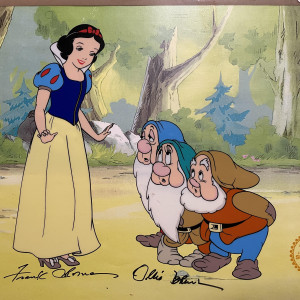 Disney Ltd Ed Serigraph “Snow White and the Seven Dwarfs” signed by Frank Thomas and Ollie Johnson – Snow White and the Seven Dwarfs (1937)