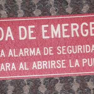 Screen used Emergency door exit sign – Ozark (2017)