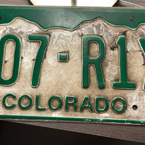 Colt Bennet's license plate Bronco – The Ranch (2016)