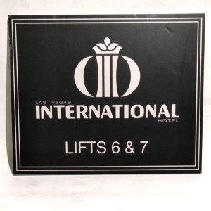 International Hotel Elevator Sign – Elvis (2022)