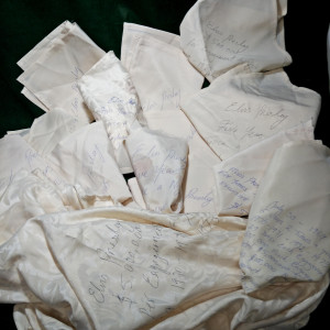 Handwritten Napkin & Tablecloth Notations – Elvis (2022)