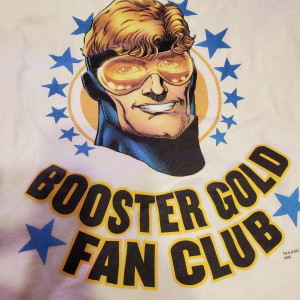 Booster gold fan club tshirt – Smallville (2001)