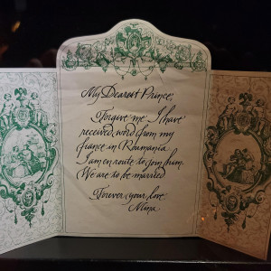Early production letter – Dracula (1992)