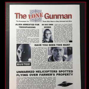Prop Lone Gunmen Newsletter – The X-Files (1993)