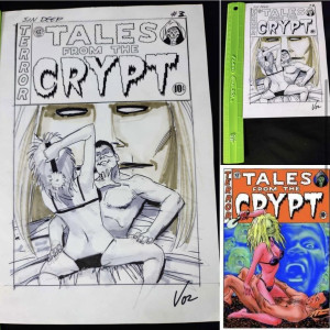 Only Skin Deep Original Artwork – Tales from the Crypt (1989)