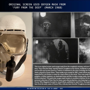 Oxygen mask from "Fury from the Deep" (March 1968) – Doctor Who (1963)