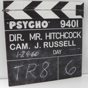 "Psycho" clapperboard reproduction – Psycho (1960)