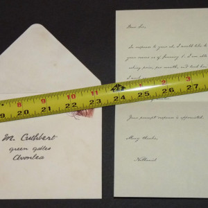 Letter: Nate to Cuthberts – Anne with an E (2017)