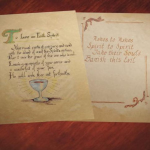 Spell pages from The Power of Two – Charmed (1998)