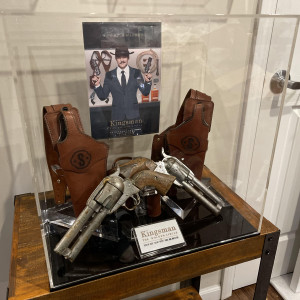 Whiskey’a guns and holsters display – Kingsman: The Golden Circle (2017)
