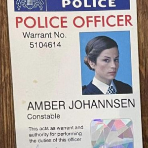 PC Amber Johannsen Warrant Card – The Bill (1984)