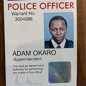 SUPT Adam Okaro Warrant Card – The Bill (1984)
