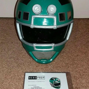 Green Touring Helmet Promotional Prop – Power Rangers Turbo (1997)