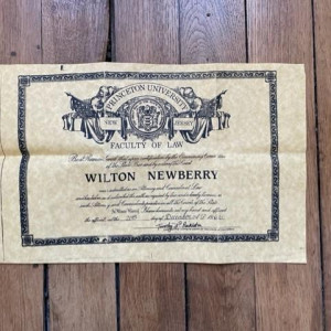 Original Production Made Wilton Newberry's Diploma From Harry's Will – MacGyver (1985)