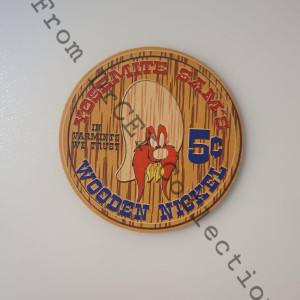 Wooden Nickel coaster – Looney Tunes: Back in Action (2003)