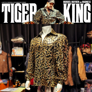 Joe Exotic's Famous Gold & Black Sequin Shirt from the hit Netflix show!