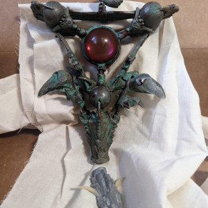 Conjunction staff head and base – The Dark Crystal (1982)