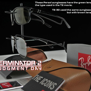 Sunglasses used by T-800, T-1000, and Sarah Connor. – Terminator 2: Judgment Day (1991)