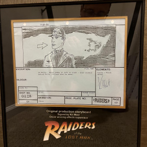 Production Plate from Ark Opening Scene – Raiders of the Lost Ark (1981)