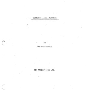 First Draft Script – Diamonds Are Forever (1971)
