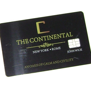 John's THE CONTINENTAL Hotel Card – John Wick (2014)