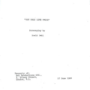 Script Dated 06/17/66 – You Only Live Twice (1967)