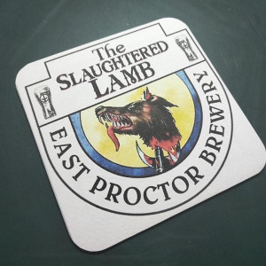 Beer mat – An American Werewolf in London (1981)