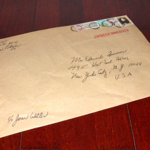 Envelope replica – Romancing the Stone (1984)