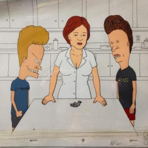Screen used Multi layer cel from Beavis and Butthead – Beavis and Butt-Head (1993)