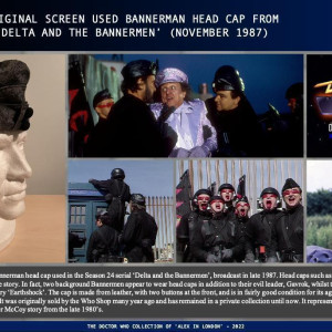 Bannerman head cap from \"Delta and the Bannermen\" (November 1987) – Doctor Who (1963)