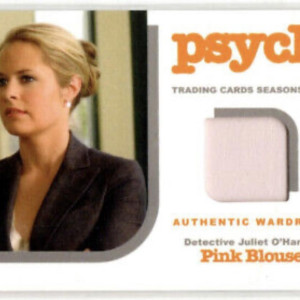 Swatch of Detective O’Hara’s Pink Blouse – Psych (2006)