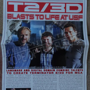 Landmark Times August 1996 Terminator 2 3D Universal Studios Florida – T2 3-D: Battle Across Time (1996)