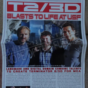 Landmark Times August 1996 Terminator 2 3D Universal Studios Florida – T2 3-D: Battle Across Time (1996)