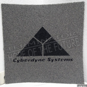 Unused Cyberdyne Systems carpet tile Terminator 2 3D – T2 3-D: Battle Across Time (1996)