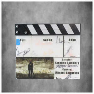 Production Clapboard signed by cast and Crew – Odd Thomas (2013)
