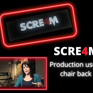 SCRE4M - Production Chairback – Scream 4 (2011)